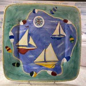 ZRIKE Maritime 16” Square Serving Platter